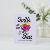Miss Chatterbox morst alle thee Briefkaart (Staand voorkant)
