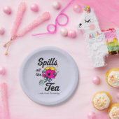 Miss Chatterbox morst alle thee Papieren Bordje (Feest)