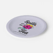 Miss Chatterbox morst alle thee Papieren Bordje (Gekanteld)