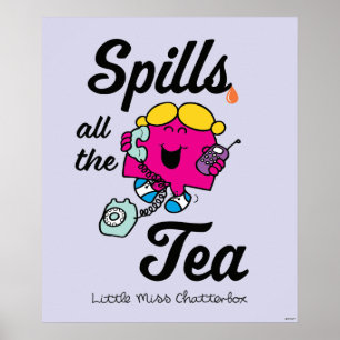 Miss Chatterbox morst alle thee Poster