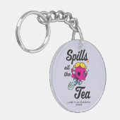 Miss Chatterbox morst alle thee Sleutelhanger (Voorkant Links)