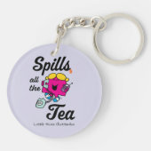 Miss Chatterbox morst alle thee Sleutelhanger (Achterkant)