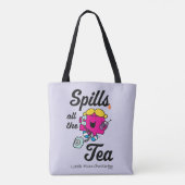 Miss Chatterbox morst alle thee Tote Bag (Achterkant)
