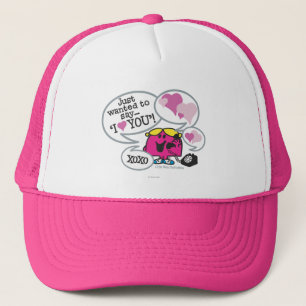 Miss Chatterbox zegt dat ik van je hou Trucker Pet