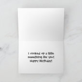 Miss Chef in de keuken Kaart (Binnen)