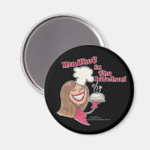 Miss Chef in de keuken Magneet (Voorkant / Achterkant)