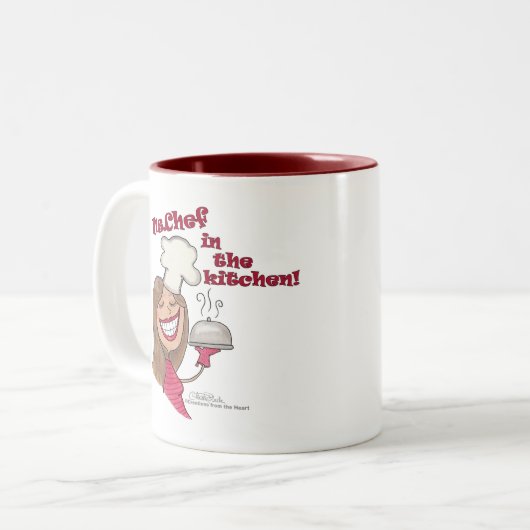 Miss Chef in de keuken Tweekleurige Koffiemok (Voorkant links)