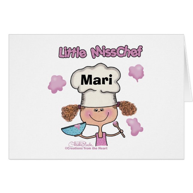 Miss Chef Personaliseren (Voorkant Horizontaal)