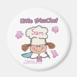 Miss Chef Personaliseren Magneet