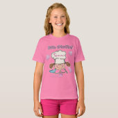 Miss Chef Personaliseren T-shirt (Voorkant volledig)