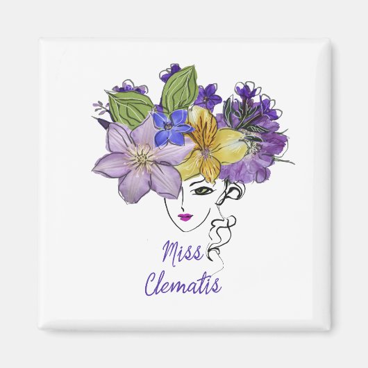 Miss Clematis Magnet (Voorkant)
