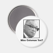 Miss Coleman al? Magneet (Voorkant / Achterkant)