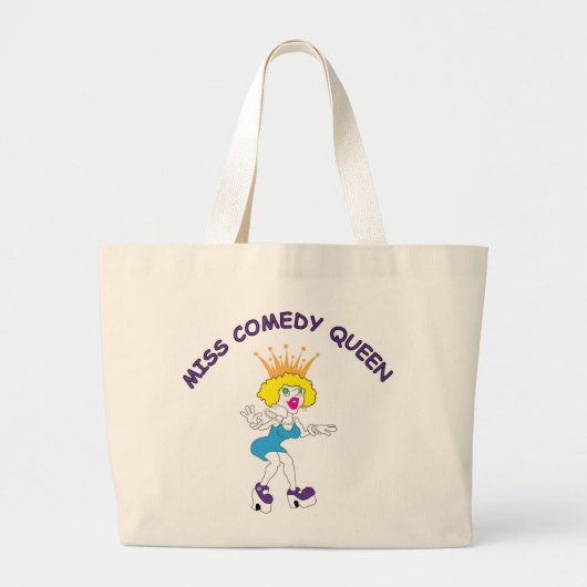 Miss Comedy Queen Jumbo Tas (Voorkant)