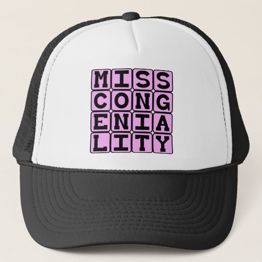 Miss Congeniality, Prijs van de Verkiezing Trucker Pet (Voorkant)