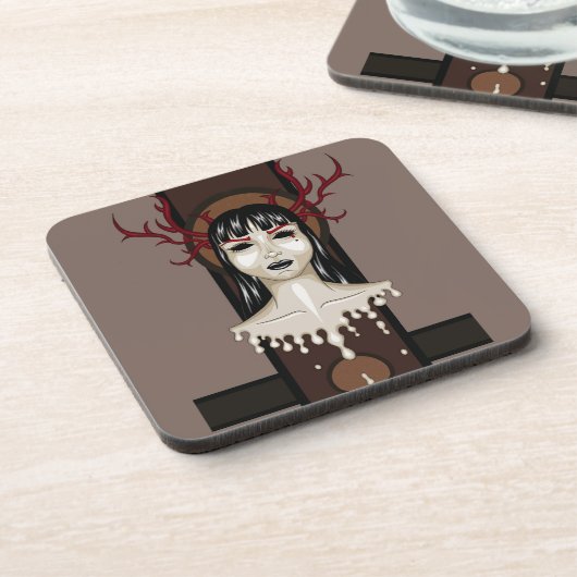 Miss D. Bier Onderzetter (Linkerzijde)