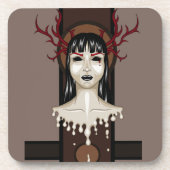 Miss D. Bier Onderzetter (Voorkant)