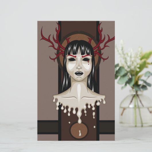 Miss D. Briefpapier (Staand voorkant)