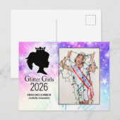 Miss december 2026 briefkaart (Voorkant / Achterkant)