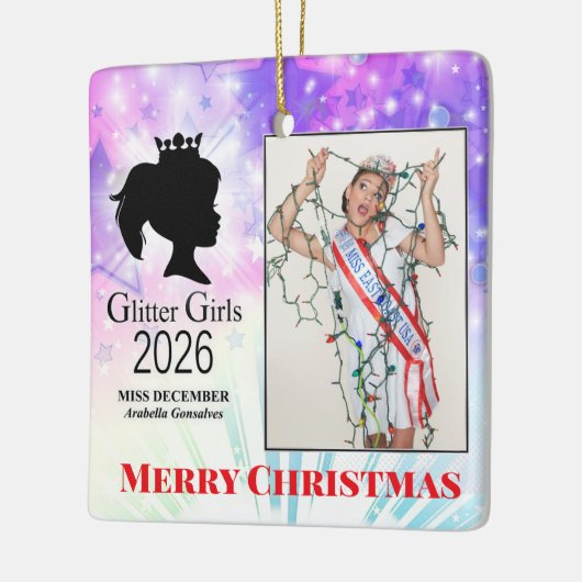 Miss December 2026 Ceramic Ornament (Links)