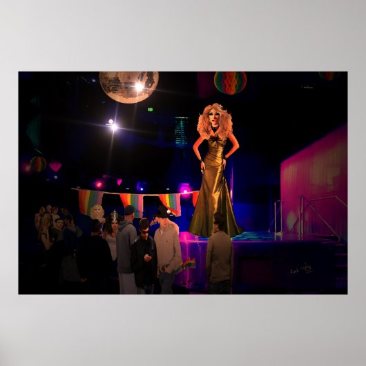 Miss Dee Flaytable Drag Show Poster (Voorkant)