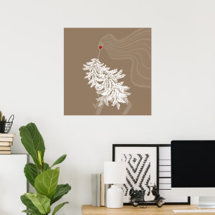 Miss Dolly Divine Chic Stijl Glam Mode Kunst Poster