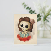 Miss Dood en Rozen Briefkaart (Staand voorkant)
