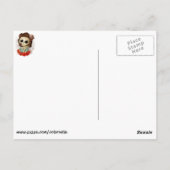 Miss Dood en Rozen Briefkaart (Achterkant)