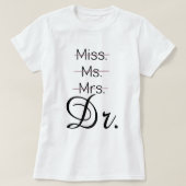 Miss Dr. shirt (Design voorkant)