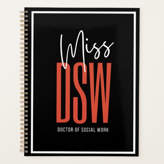 Miss DSW Planner (Voorkant)
