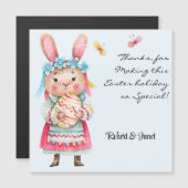 , Miss Easter Bunny Magnetic Dank u (Voorkant / Achterkant)