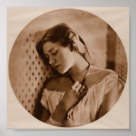 Miss Ellen Terry, Julia Margaret Cameron Poster (Voorkant)