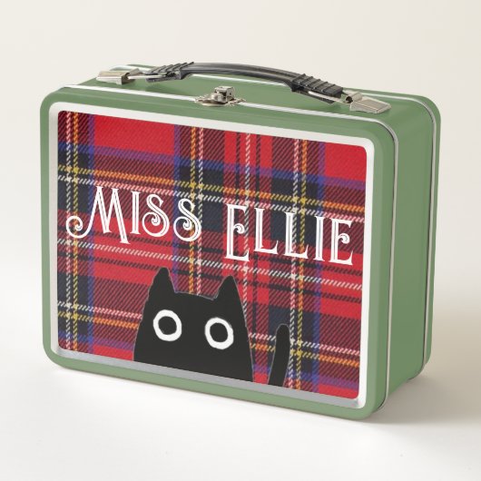 Miss Ellie en Cat Green Lunchbox (Voorkant)