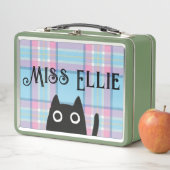 Miss Ellie en Cat Green Lunchbox (In situ)