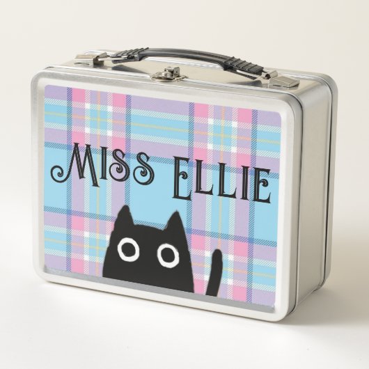 Miss Ellie en Kat RVS Lunchbox (Voorkant)