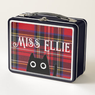 Miss Ellie en Kat Zwarte Lunchbox