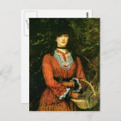 Miss Eveleen Tennant van John Everett Millais Briefkaart (Voorkant / Achterkant)