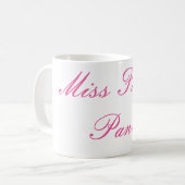 Miss Fancy Pants Mok Preppy Cute Gift Girly (Voorkant links)