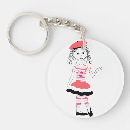 Miss Fashionista Sleutelhanger (Voorkant)