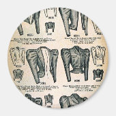 Miss' Fietsjassen - 1897 Advertentie Magneet (Voorkant)