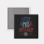 Miss Firecracker Funny 4 juli Pride Gi Magneet (Voorkant / Achterkant)
