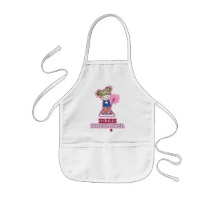 Miss Firecracker-schort van het Kind Kinder Schort