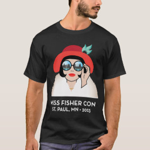 Miss Fisher Con 2023 - omgekeerd T-shirt