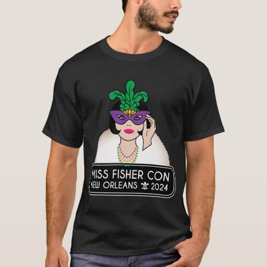 Miss Fisher Con 2024 T-shirt (Voorkant)