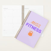 Miss Fitness-agenda. Sportcadeau Idee Planner (Display)