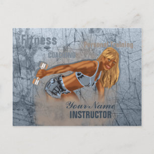 Miss Fitness II - Briefkaart