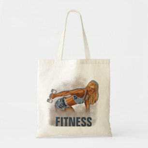Miss Fitness II - Gedrukte tas