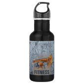 Miss Fitness II - Waterfles (Voorkant)