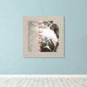 Miss Fitness - Wrapped Canvas Afdruk (Insitu (Houten vloer))