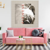 Miss Fitness - Wrapped Canvas Afdruk (Insitu (Woonkamer))