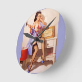 Miss Fix-it Clock Ronde Klok (Hoek)